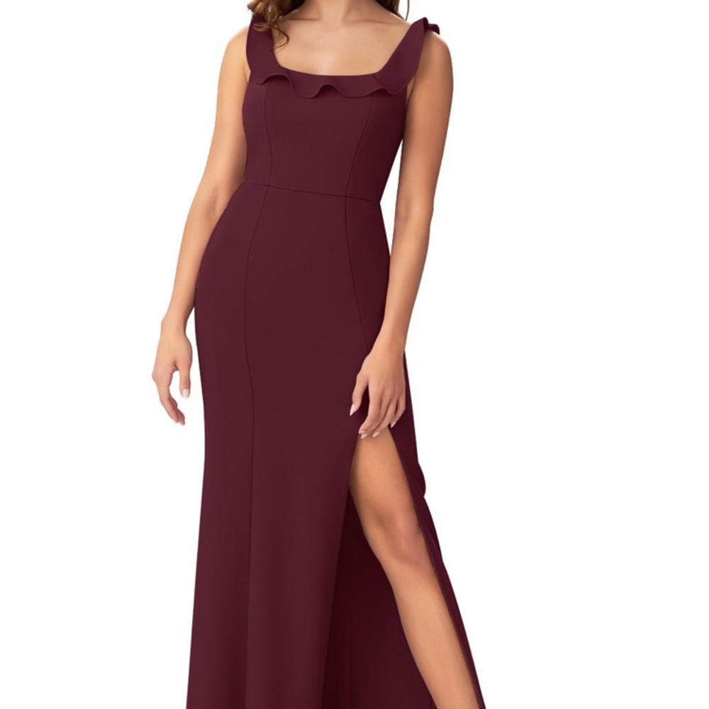 Azazie Samantha Dress - Cabernet